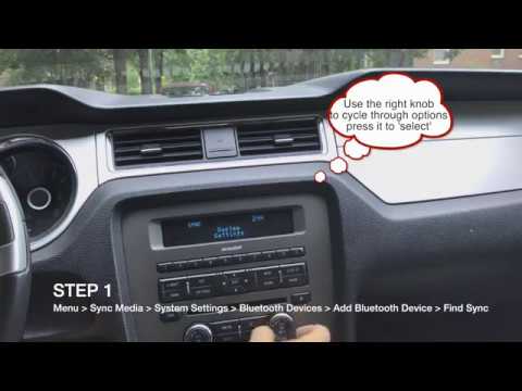 Playing music through mobile device on 2014 Ford Mustang Sync