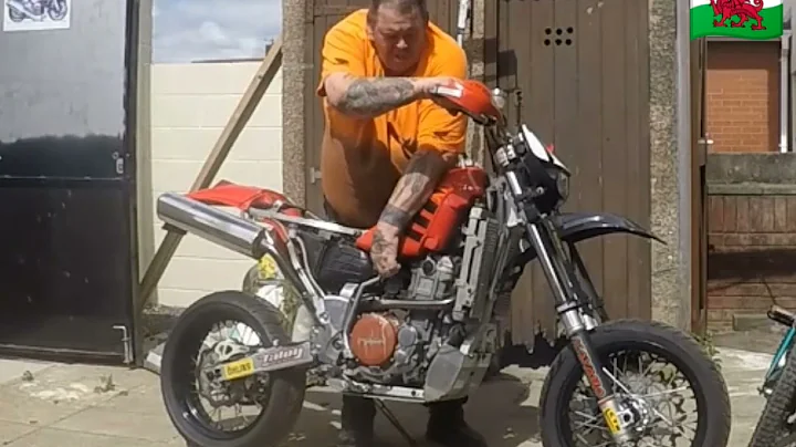 Honda XR650R first start in 7 years