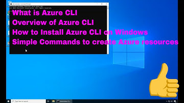 how to install azure cli and run Cli Commands