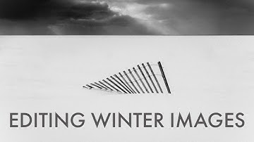 Editing B&W winter images ~ iPad and Adobe Lightroom CC