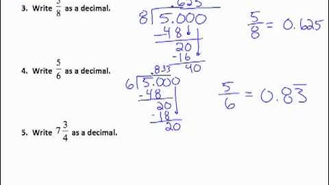 Chapter 3.4 GST Basic Math - Dividing Decimal Numbers