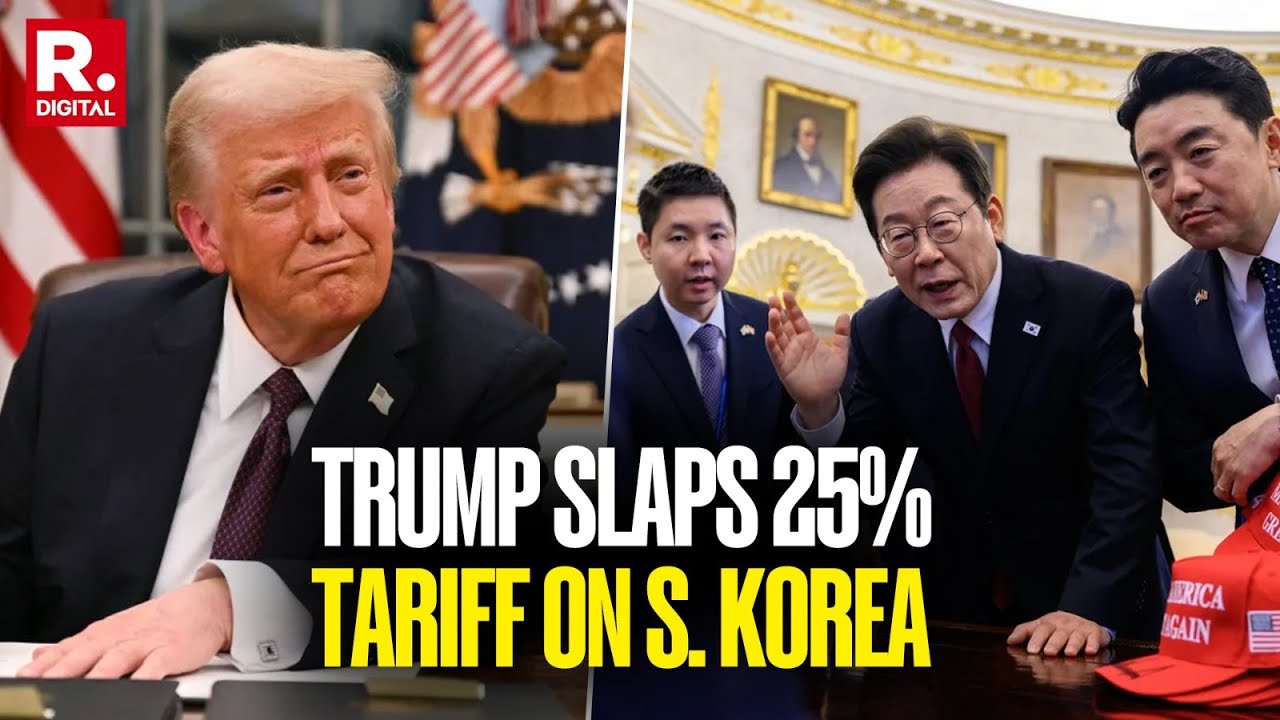 Trump Punishes South Korea With 25% Tariff Hike Over Delay In Trade Agreement