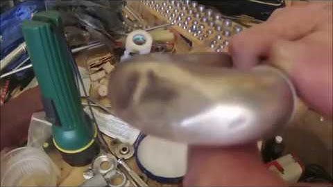 Using dent balls to remove dents from a tuning slide