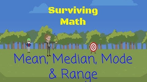 Mean, Median, Mode, and Range