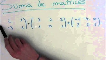 Suma de Matrices Ejercicio resuelto