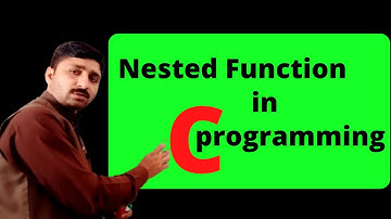 Functions in C Programming || Nested Function in C Programming || C Programming || TARIQ IQBAL