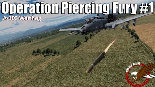 Mission 1 of one of the greatest A-10C Warthog Campaigns in DCS | Operation Piercing Fury | 4k VR