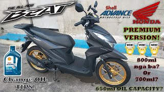 HONDA BEAT V.3 (PREMIUM VERSION)-CHANGE OIL