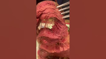 How do you like your prime rib? I like mine, well-done. #howto #shorts #food