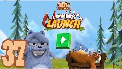 Grizzy and the Lemmings: Lemming Launch - Gameplay walkthrough Part 37 (Android, IOS)