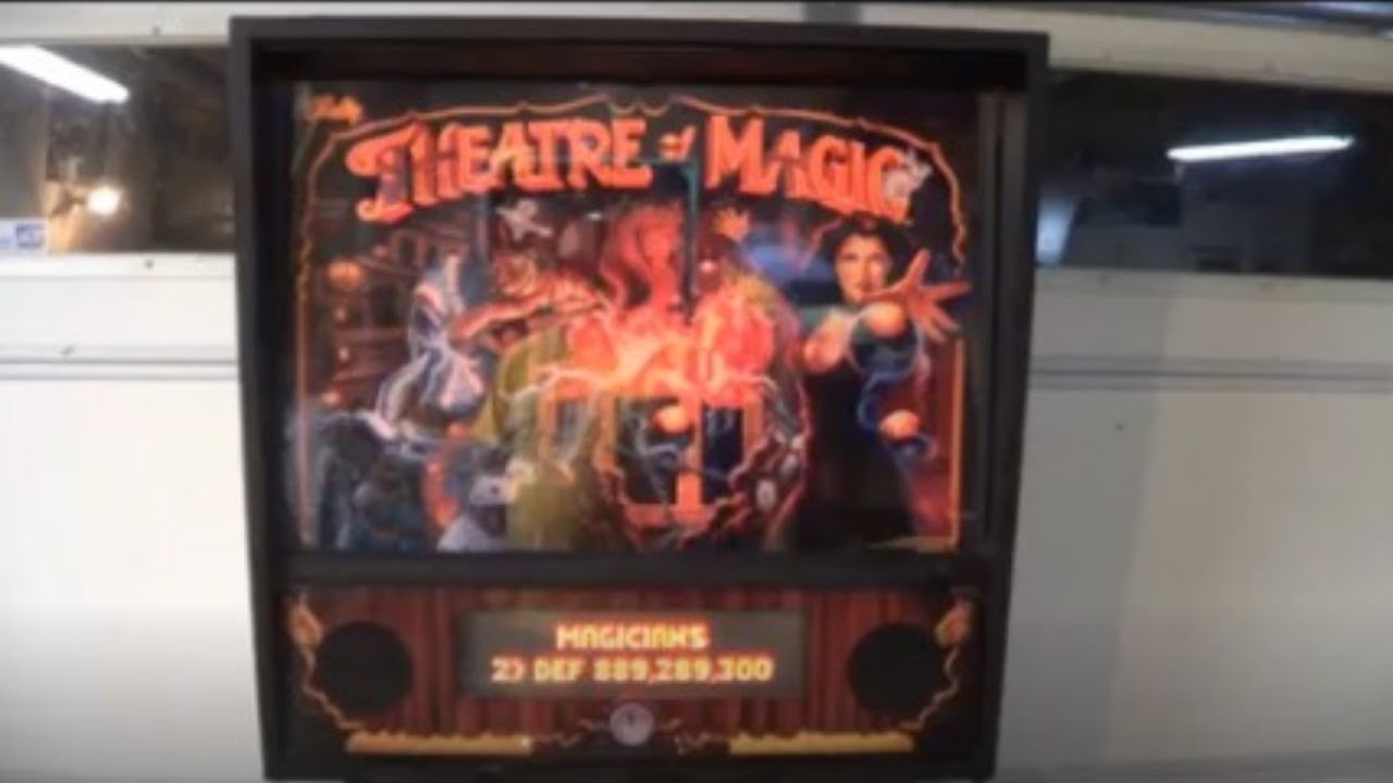 THEATRE OF MAGIC PINBALL MACHINE BY BALLY 1995 YouTube