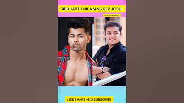🎉Siddharth Nigam V/S Dev Joshi Status👑 || #shorts #devjoshi #siddharthnigam