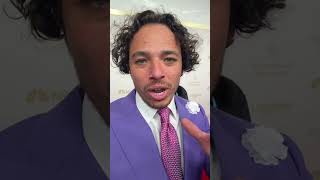 Anthony Ramos is here for the jockeys! #actor #redcarpet #hamilton