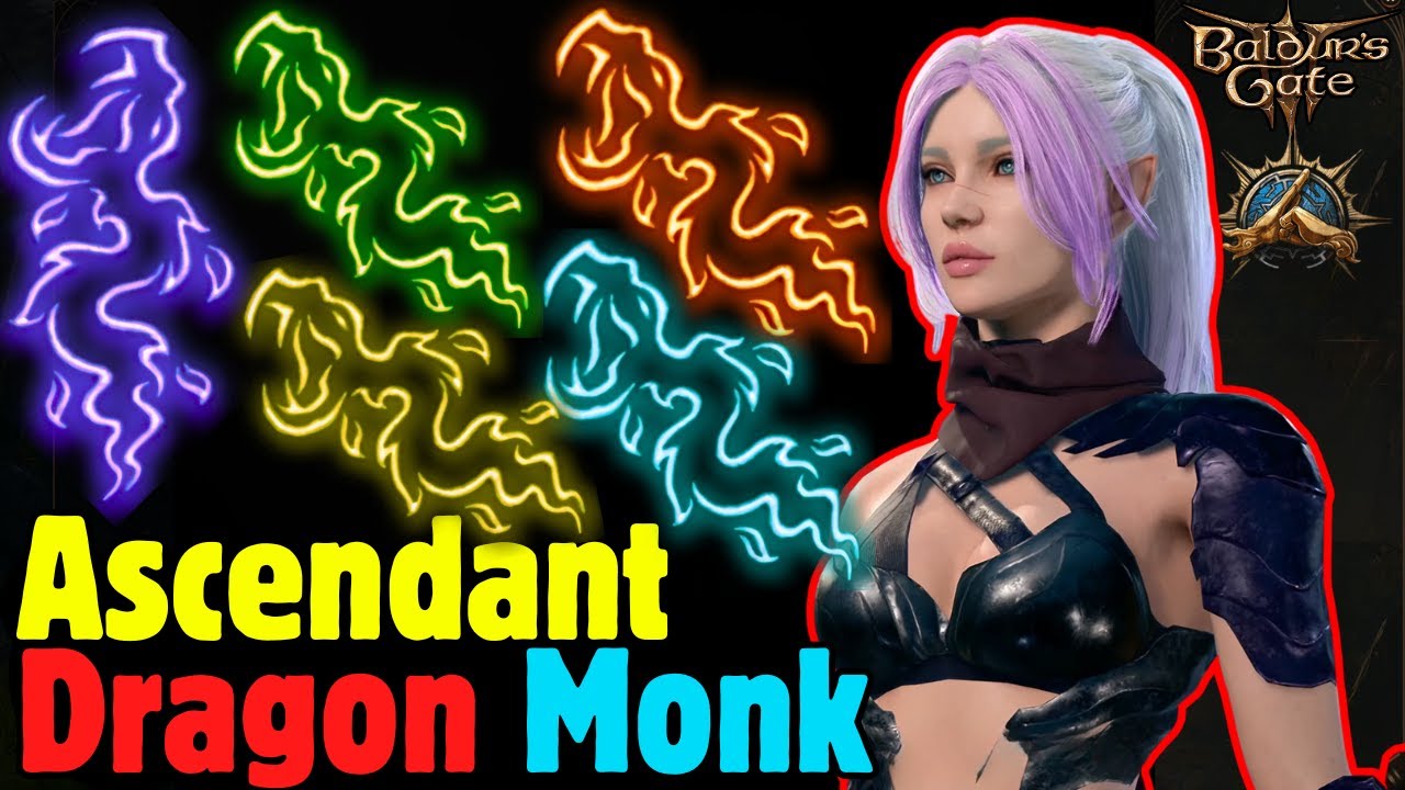 Way of the ASCENDANT DRAGON MONK Build - Baldur's Gate 3 [Mod]