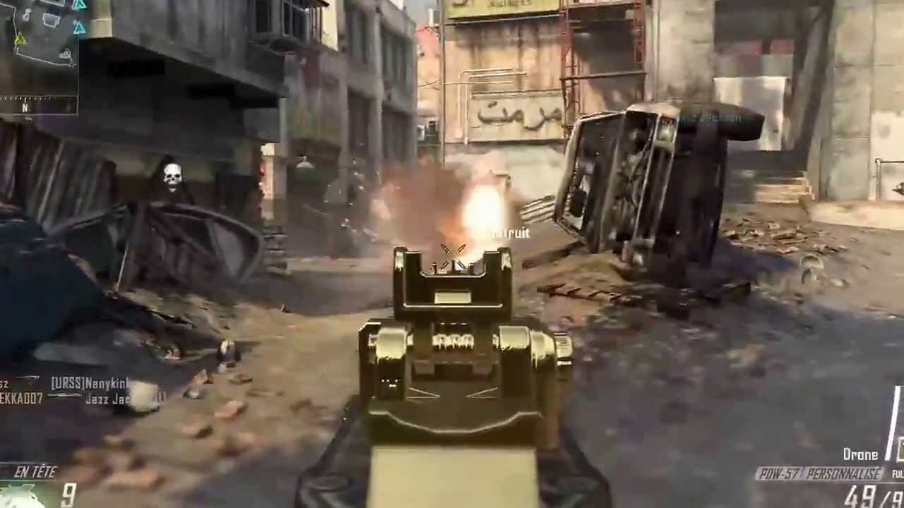 Ma première vidéo!!!BO2-PDW sur overflow