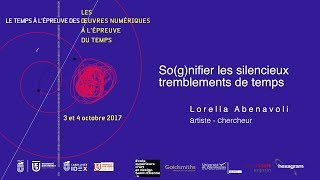 So(g)nifier les silencieux tremblements de temps - Lorella Abenavoli