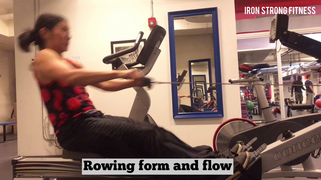Flow Roving Exercise Rowing Machine Flow: How it should look - YouTube