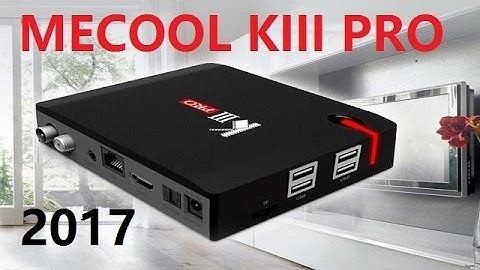 MECOOL KIII Pro TV Box DVB S2+DVB T2 Amlogic S912 RAM 3GB Android 6.0