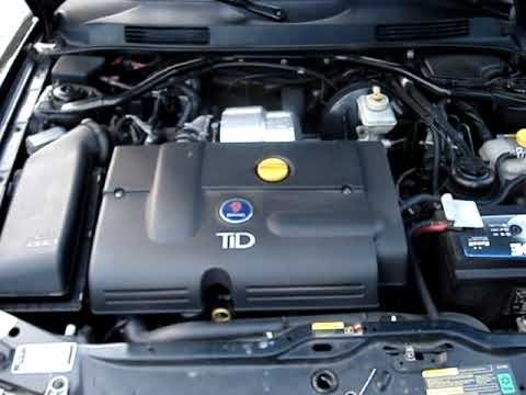 Saab 9-3 2.2 TiD '02 engine running - YouTube si engine diagram 