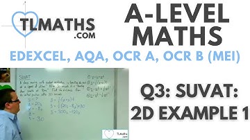 A-Level Maths: Q3-15 SUVAT: 2D Example 1