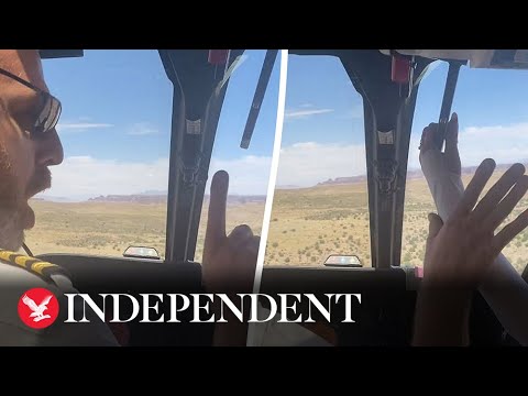 Watch: Angry pilot shouts at tourist for grabbing helicopter controls over Grand Canyon