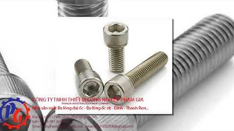 Bulong lục giác chìm đầu trụ