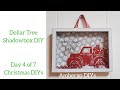 Dollar Tree Shadowbox DIY | Quick Christmas DIY