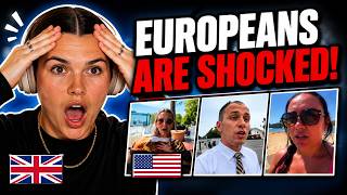 Brit Reacts to Europeans 'TREMBLE' After Experiencing America! (WOAH)