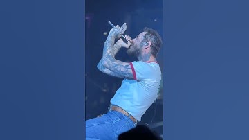 Thumbnail of post malone performed #Hollywood bleeding