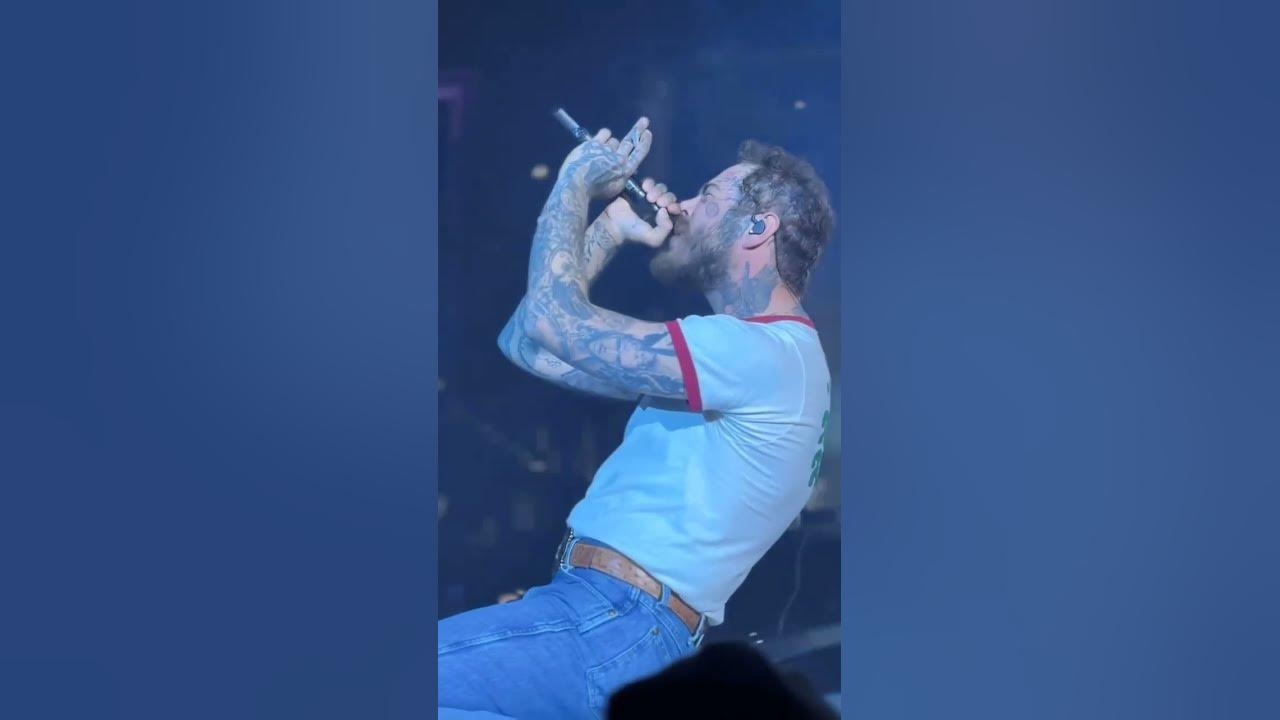 post malone performed #Hollywood bleeding