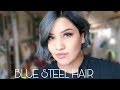 DIY Blue Steel/Denim Hair Dye