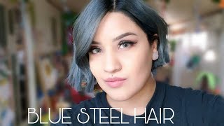 DIY Blue Steel/Denim Hair Dye