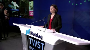 Twist Bioscience closing the Nasdaq stock market on October 31, 2018