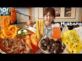 오랜만에 청년다방 차돌떡볶이 먹방 Mukbang (순대, 버터갈릭 감자튀김, 다모아튀김)