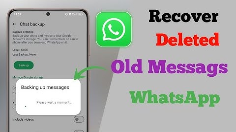 How to Recover Old WhatsApp Deleted Messages | Restore WhatsApp Chat without Backup (2025)