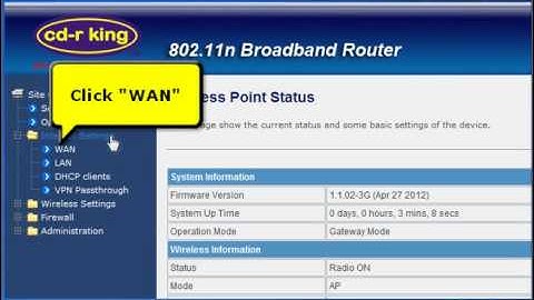 Procedure on how to configure WR NET 008 LO router in Windows Vista using Smart Broadband Kit