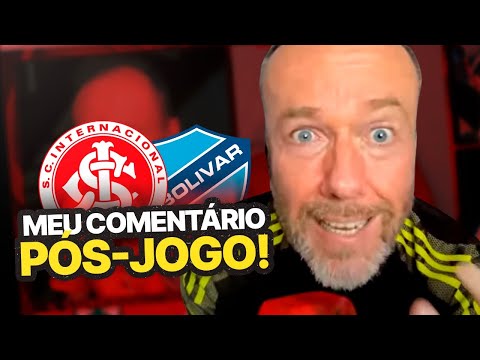 "PREPARADO PRA SER CAMPEÃO" | O COMENTÁRIO DE FABIANO BALDASSO APÓS INTER 2X0 BOLÍVAR