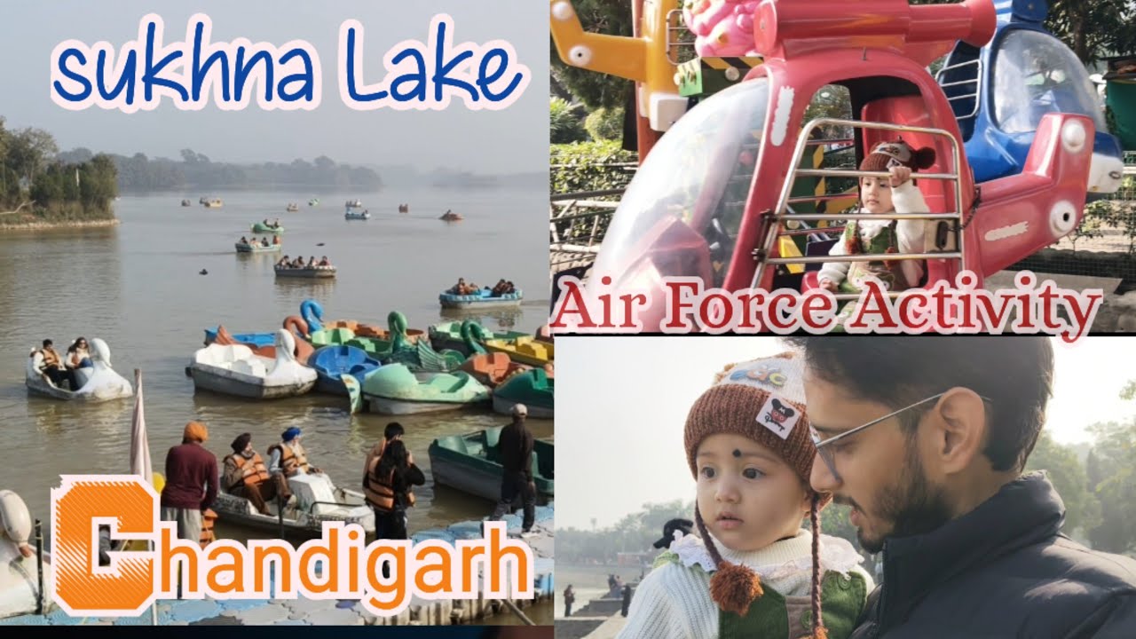 Sukhna Lake || chandigarh || Air force activity || kullvi Pratibha vikrant Vlog ||