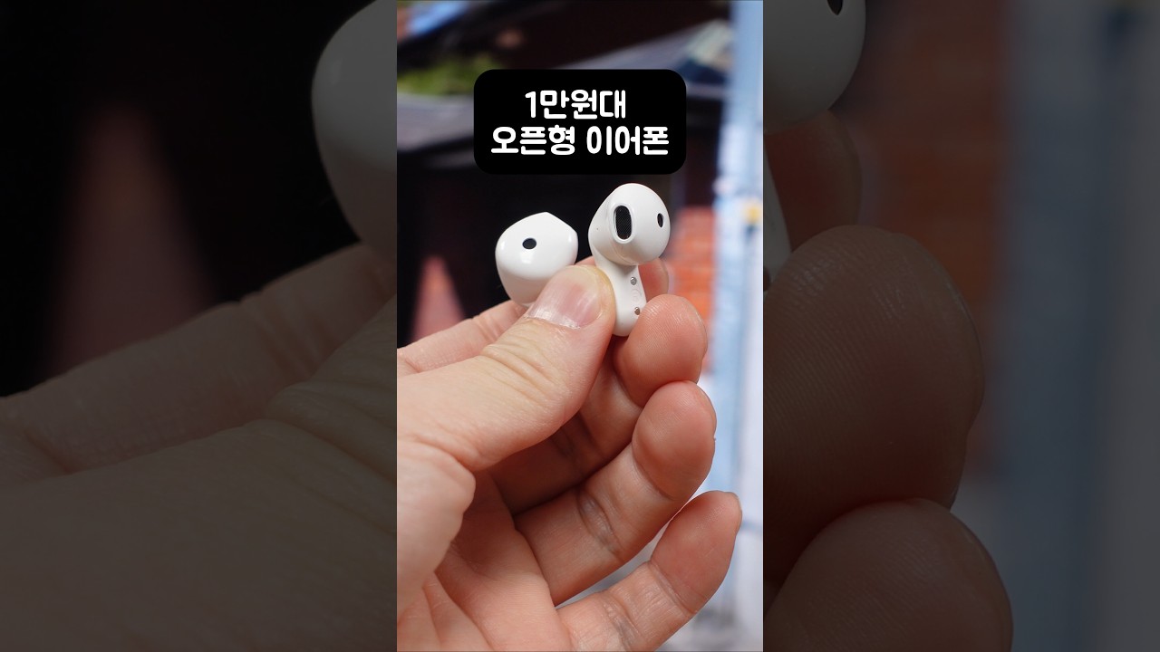 1만원대 선명한사운드 오픈형 이어폰