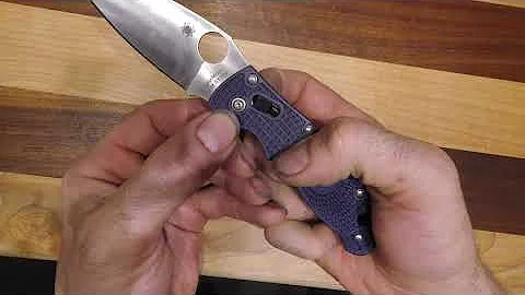 Spyderco Manix 2 in CPM S110V with Dark Blue FRN