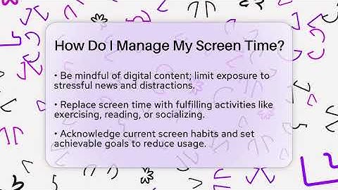 How Do I Manage My Screen Time? - The Personal Growth Path