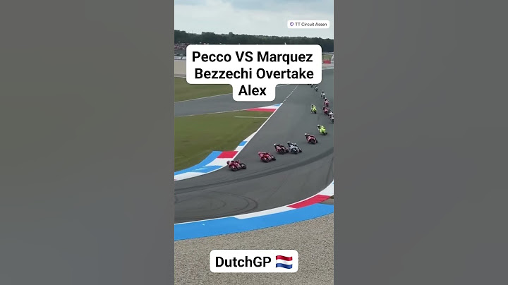 Pecco Bagnaia vs Marc Marquez, Marco Bezzechi Overtake Alex Marquez #dutchgp #race #motogp