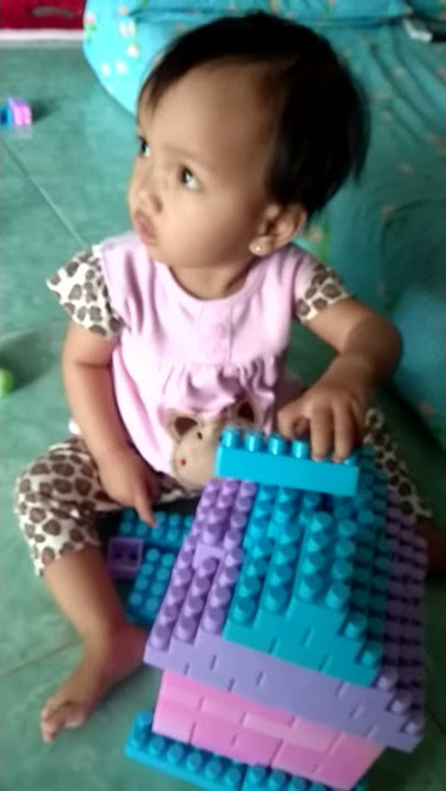 kirei si penghancur rumah blocks buatan papa #