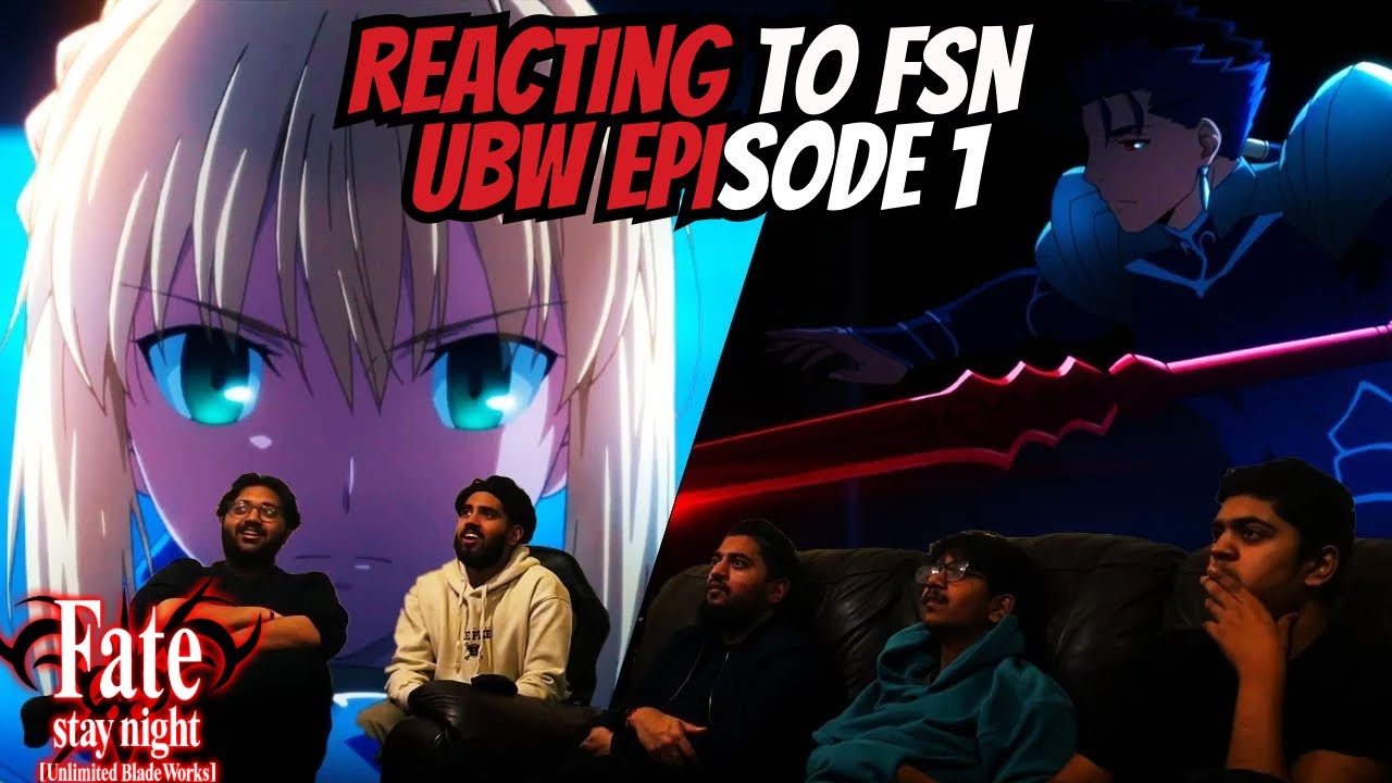 THE STRONGEST SERVANT!?! Reacting To Fate Stay/Night Unlimited Blade