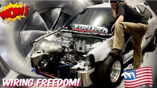 Freedom is Coming! Wiring the Civic and our New WCF turbo Arrived!