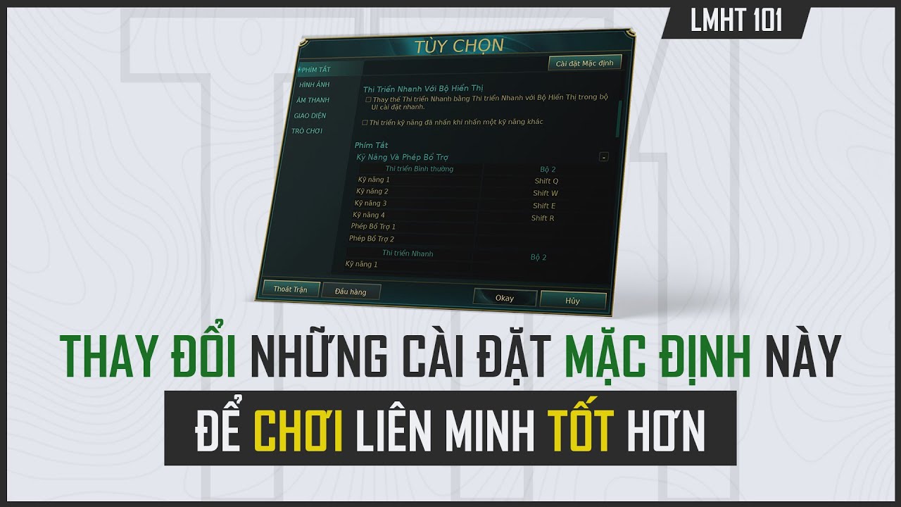 LIÊN MINH HUYỀN THOẠI 101 • Tập 2 - Thay đổi SETTING để chơi tốt hơn