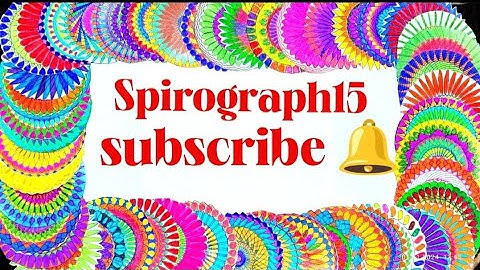 A spirograph is for drawing beautiful geometric patterns on a sheet of paper.