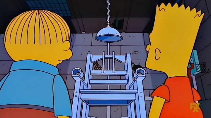 Bart and Ralph discovering the electric torture ch...