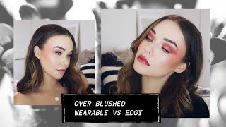 Over Blushed Drugstore Makeup Tutorial | EVERYDAY TO EDGY |