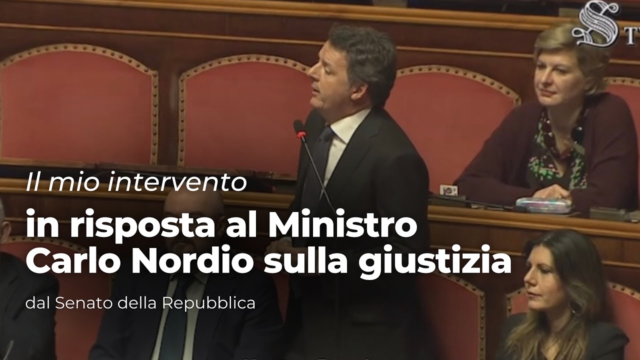 Il mio intervento in Senato in risposta al Ministro Carlo Nordio sulla giustizia | 22/01/2025